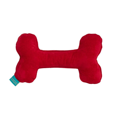 Fortnum's Tartan Dog Bone Toy, Red