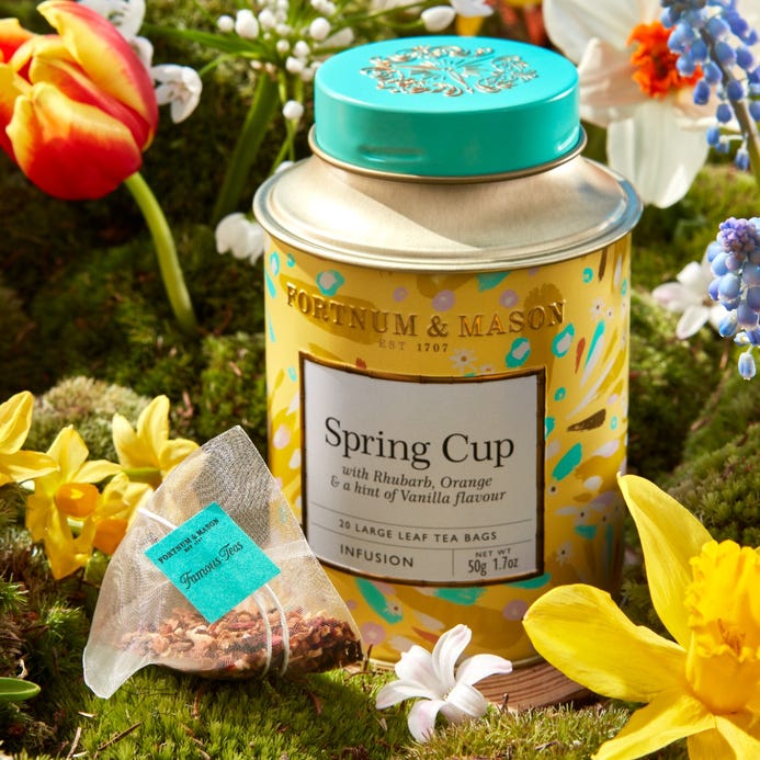 Spring Cup 20 Silky Tea Bag Tin 50g