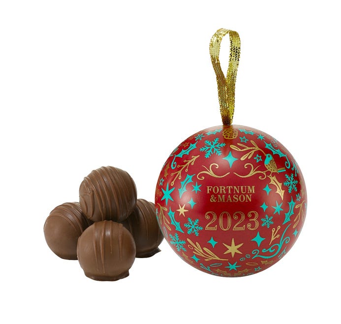 Christmas Caramel Truffle Bauble 55g