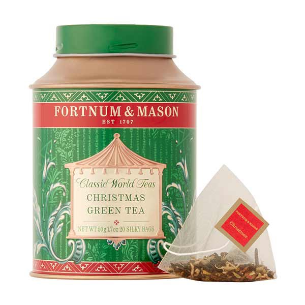 Christmas Green Tea 20 Silky Tea Bags 50g