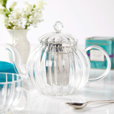 Elegant Glass Teapot, 2 Cup
