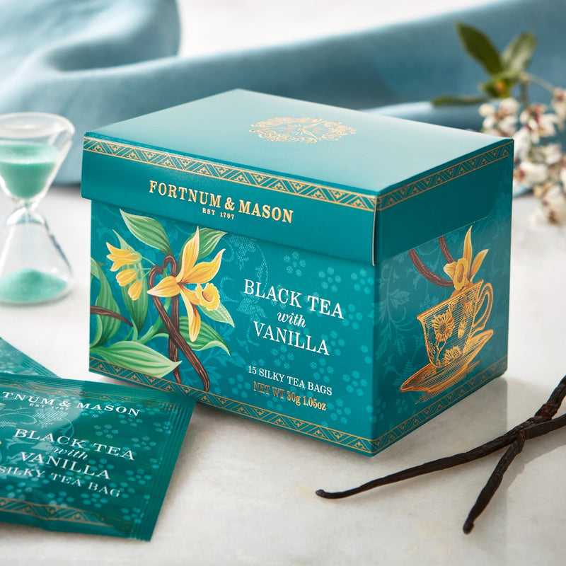 Black Tea with Vanilla, 15 Silky Tea Bags, 30g